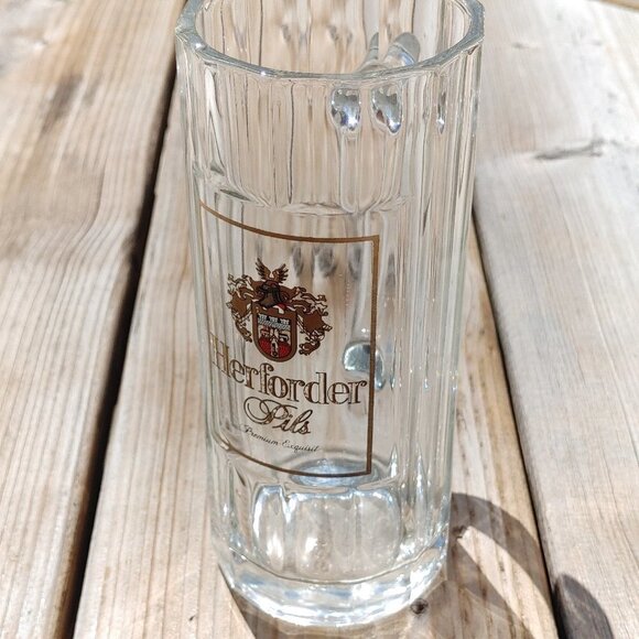 Vintage Herforder Pilsner Glass Premium Exquisit - Picture 1 of 6